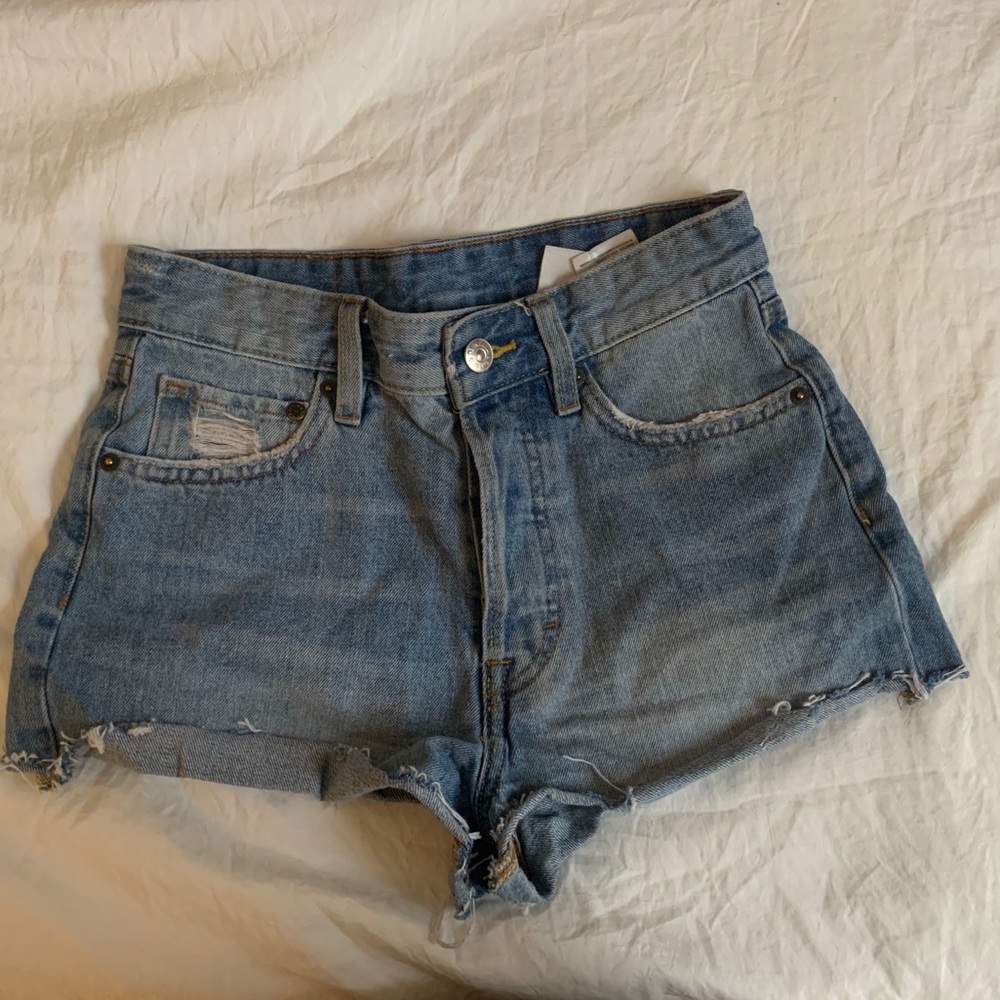 High waisted Jean Shorts